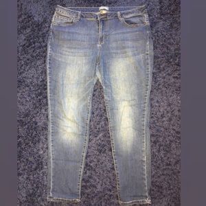 Light wash jeans